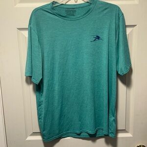 Patagonia Capilene Cool Daily Shirt Large Green Surf Logo Short Sleeve